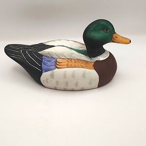 Vintage Royal Crown Mallard Duck Signed by J. Byron